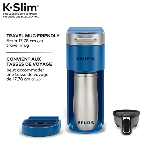 Keurig K-Slim Single Serve K-Cup Pod Coffee - Twilight Blue