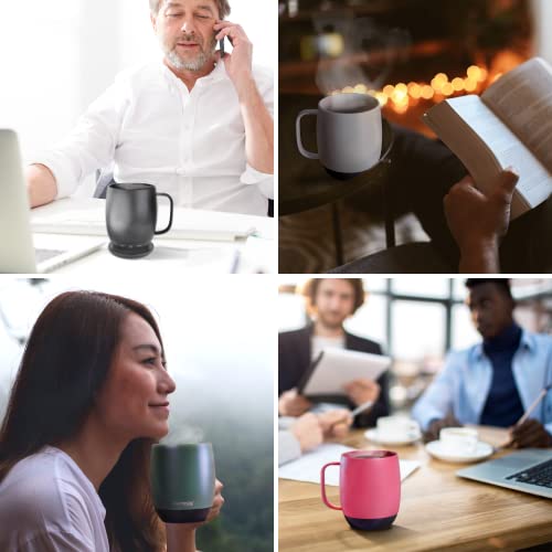 Nextmug - Temperature-Controlled, Self-Heating Coffee Mug - Black