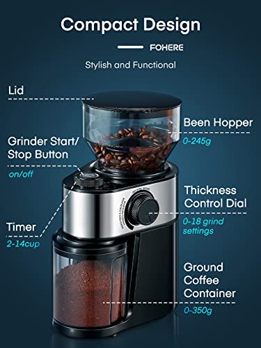 Electric Burr Coffee Grinder