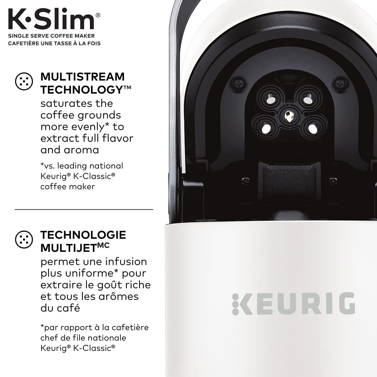 Keurig K-Slim Single Serve K-Cup Pod Coffee - Twilight Blue