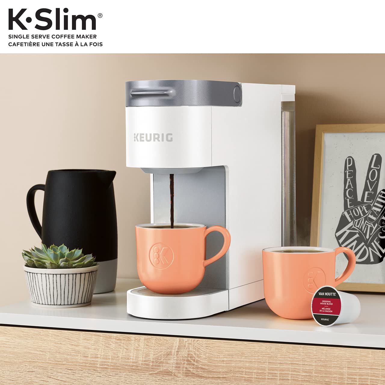 Keurig K-Slim Single Serve K-Cup Pod Coffee - Twilight Blue