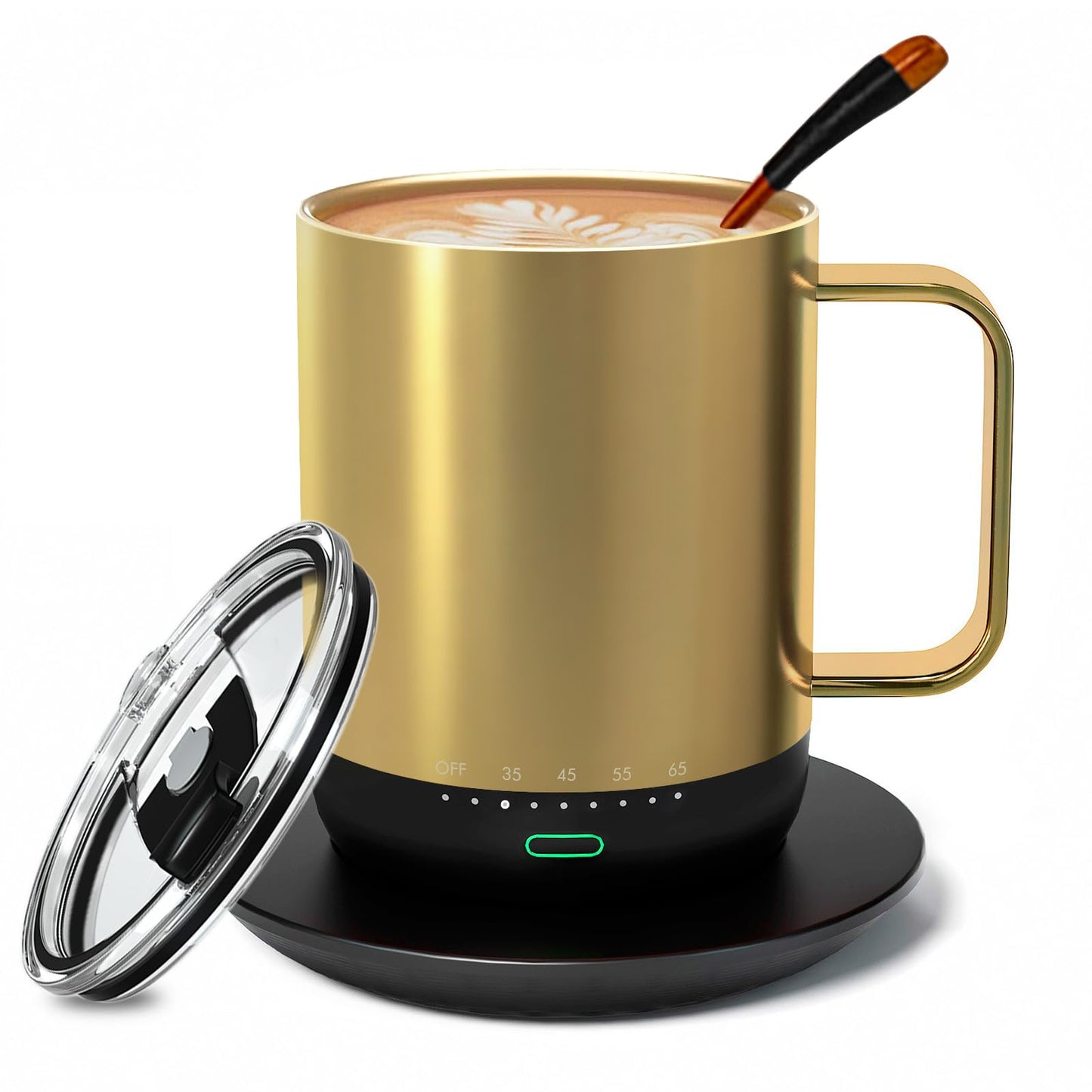 Temperature Control Smart Mug with Lid