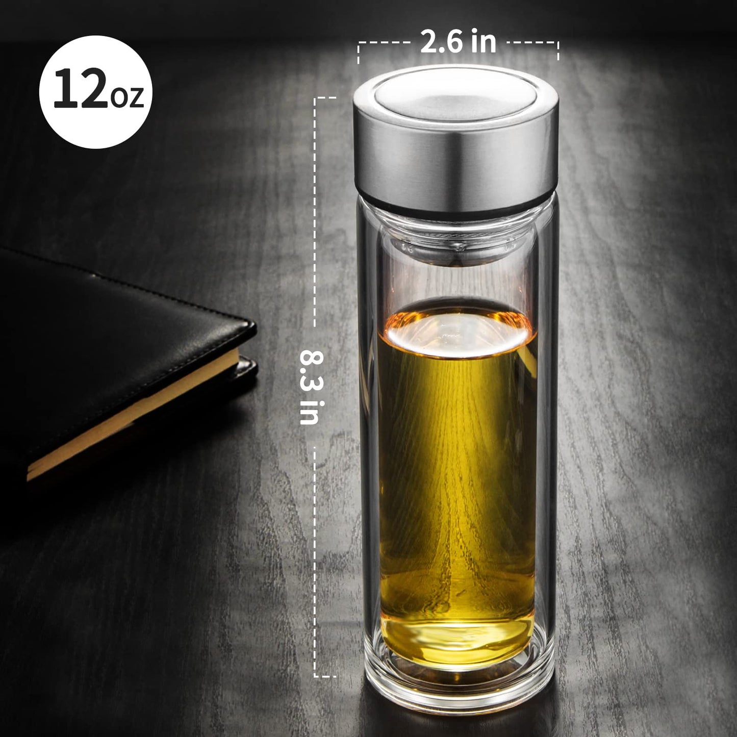 Glass Tea Infuser Bottle