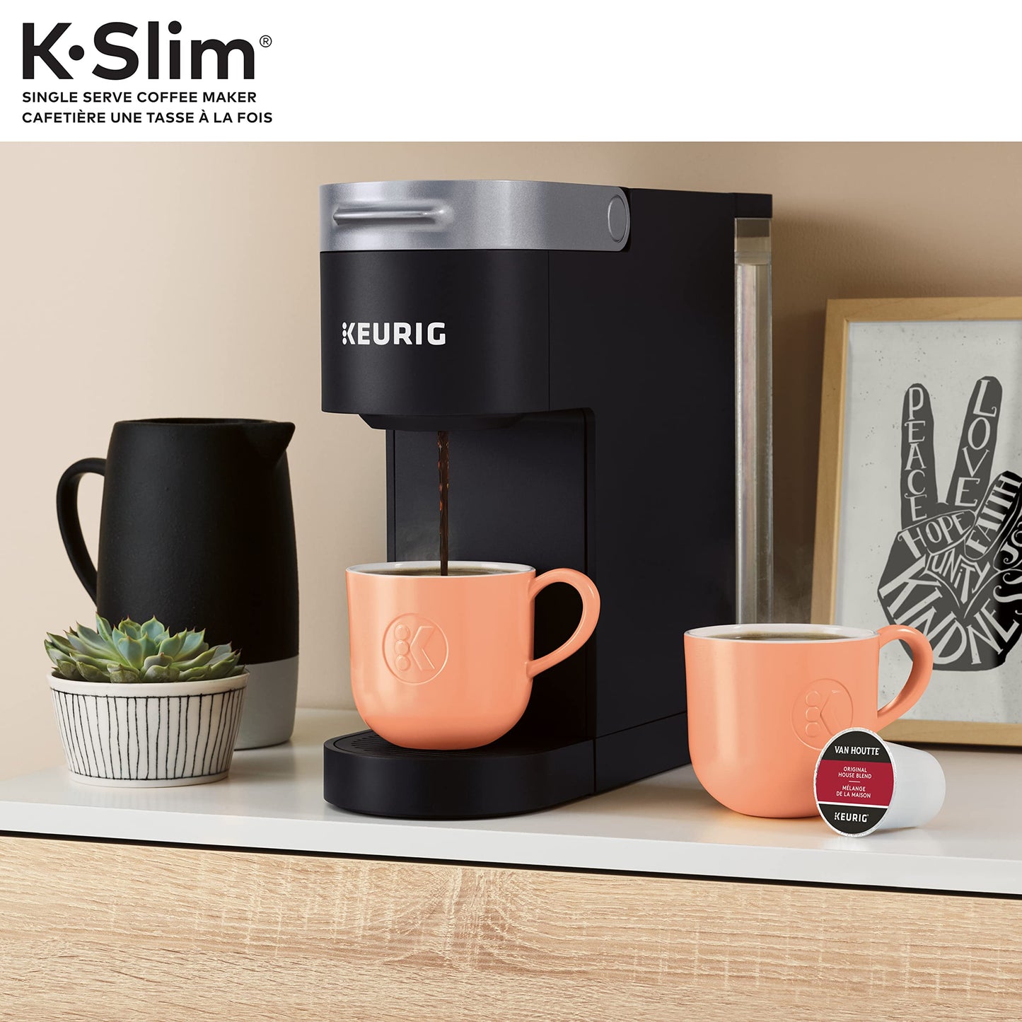 Keurig K-Slim Single Serve K-Cup Pod Coffee - Twilight Blue