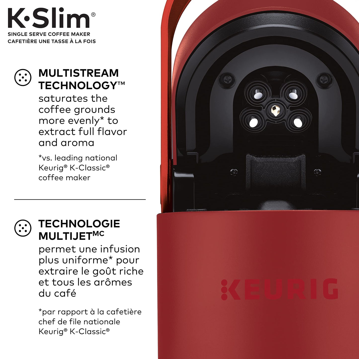 Keurig K-Slim Single Serve K-Cup Pod Coffee - Twilight Blue